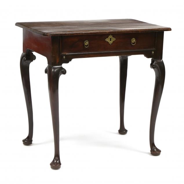 george-ii-mahogany-one-drawer-table