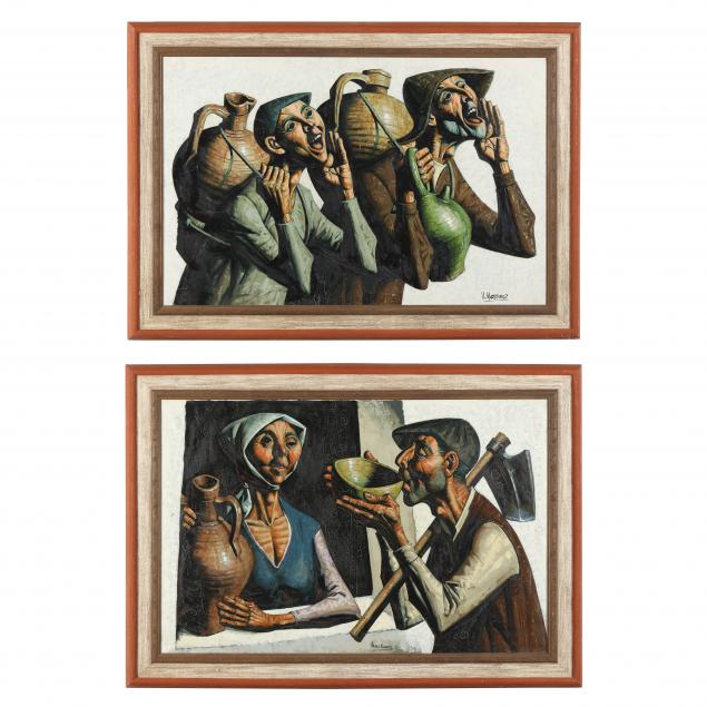 jesus-villar-martinez-spanish-b-1930-two-paintings-of-spanish-peasants