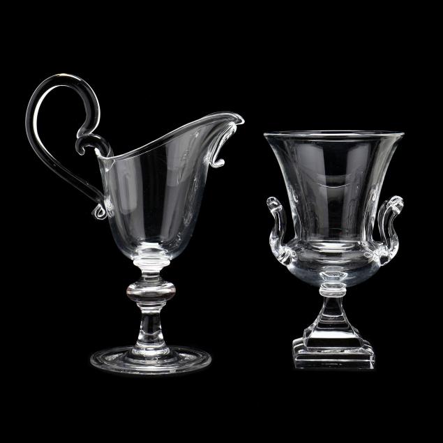 steuben-crystal-urn-and-cream-pitcher