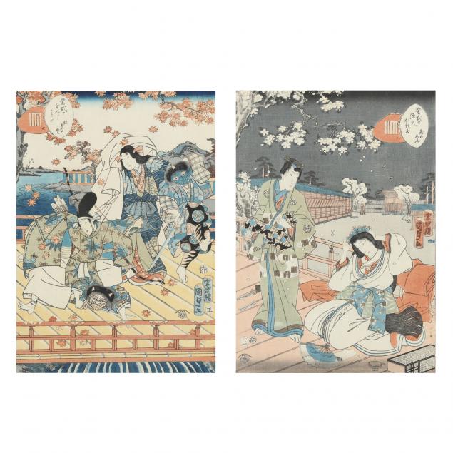 utagawa-ii-kunisada-japanese-1823-1880-two-prints-from-i-fifty-four-modern-feelings-murasaki-shikibu-genji-karuta-i