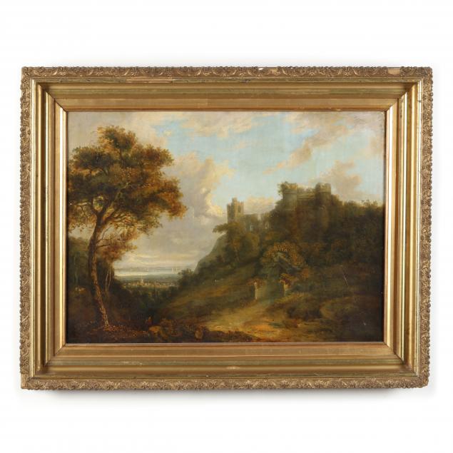 continental-school-19th-century-romantic-landscape-with-castle-ruins