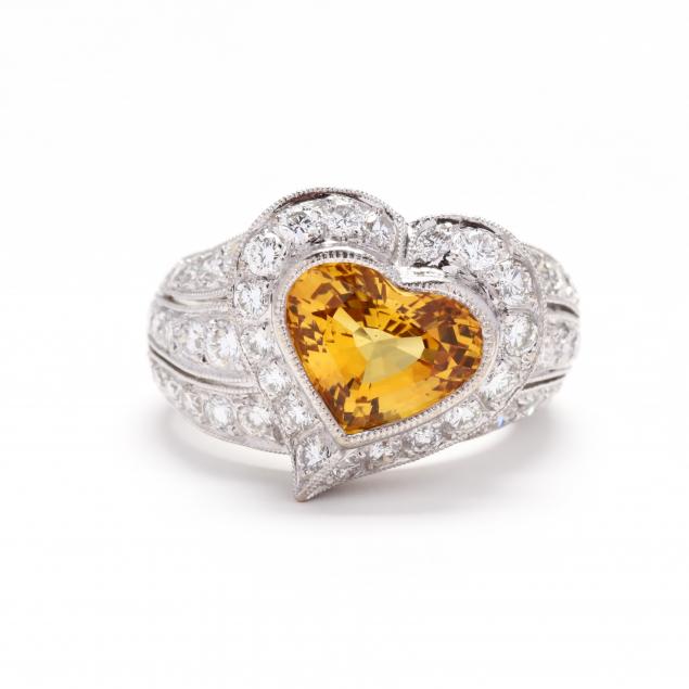 white-gold-yellow-sapphire-and-diamond-ring