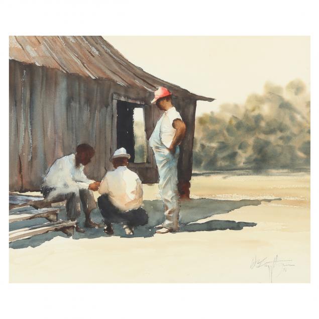 american-school-watercolor-of-three-figures