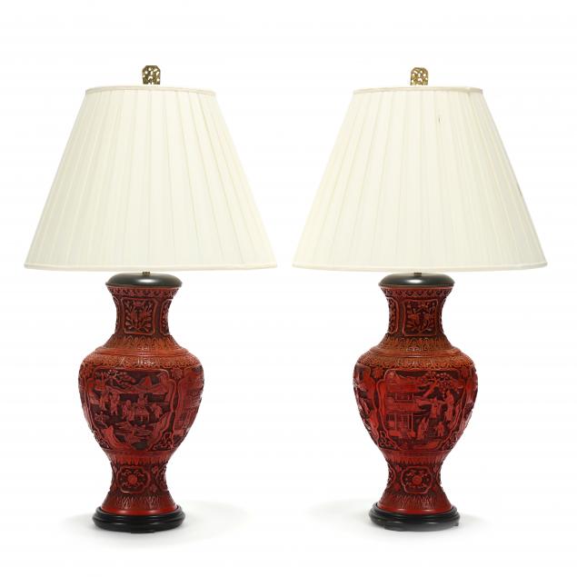 a-pair-of-cinnabar-lacquer-style-vase-lamps