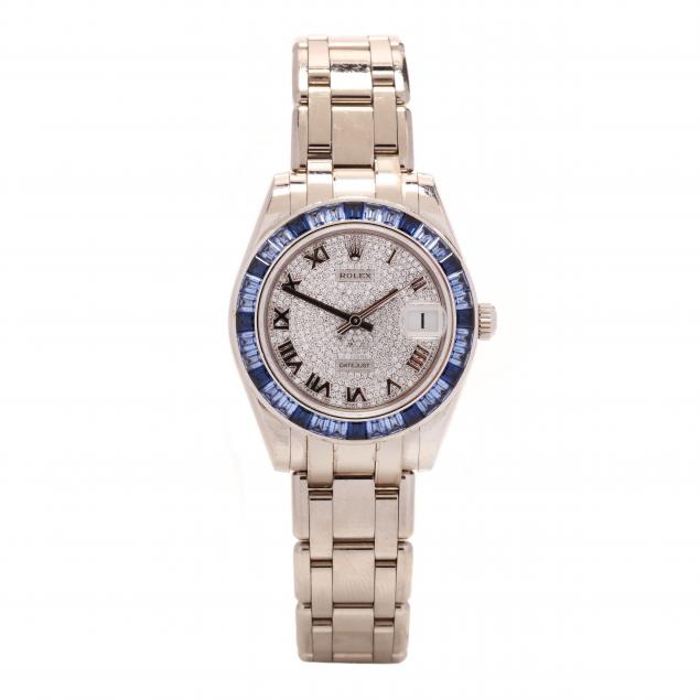 white-gold-sapphire-and-diamond-datejust-pearlmaster-watch-rolex