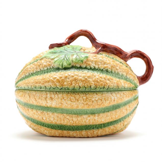 a-ceramic-melon-form-covered-tureen