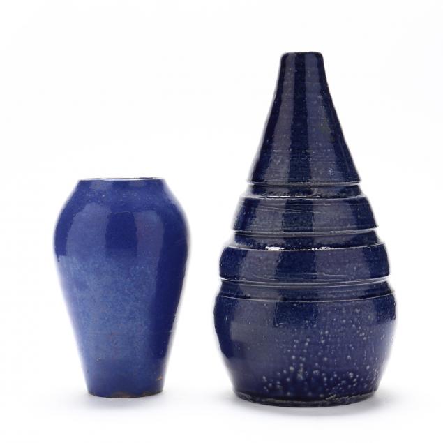 two-vases-attributed-j-b-cole-pottery-montgomery-county-nc