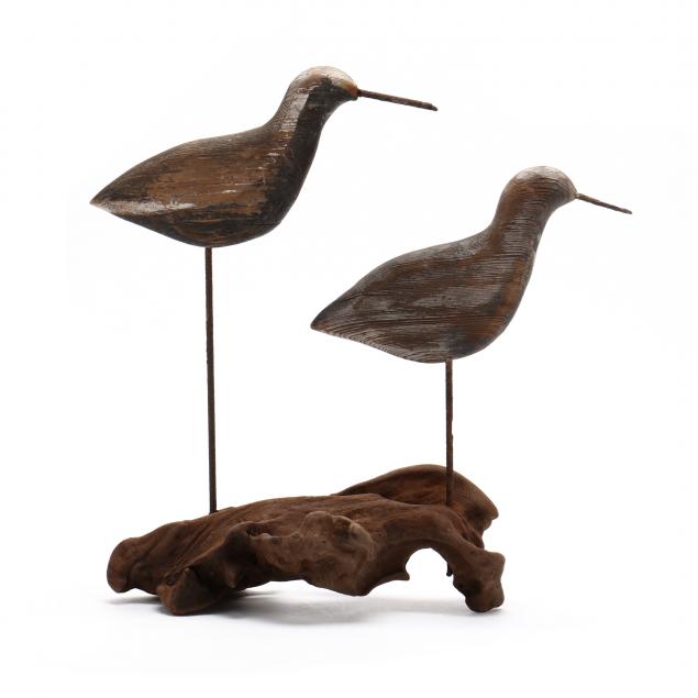 aaron-hooper-black-bellied-plover-pair-on-driftwood