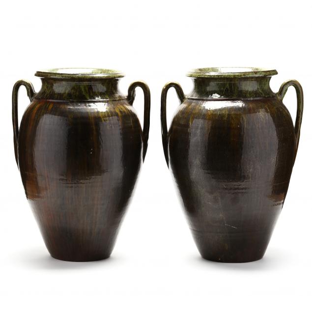 pair-of-porch-vases-attributed-j-b-cole-montgomery-county-nc
