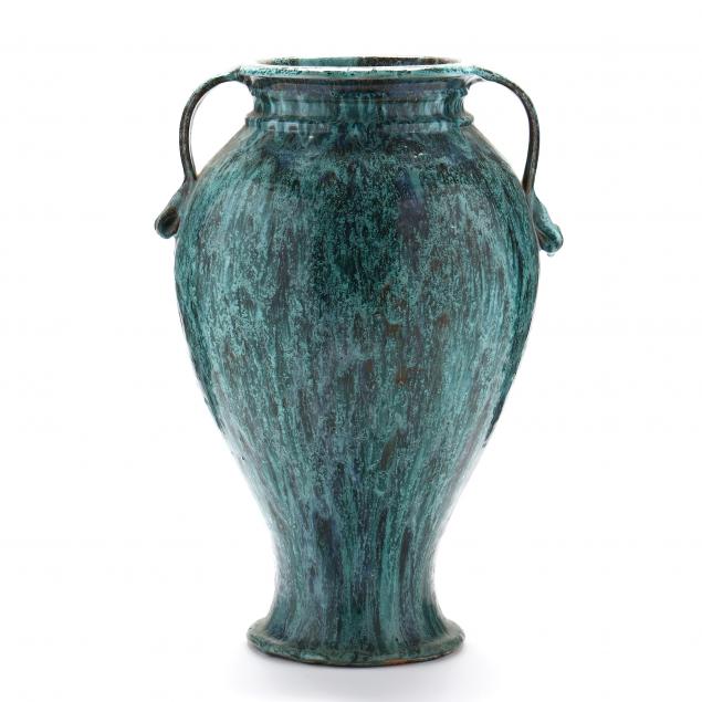 tall-two-handled-vase-attributed-carolina-pottery-montgomery-county-nc