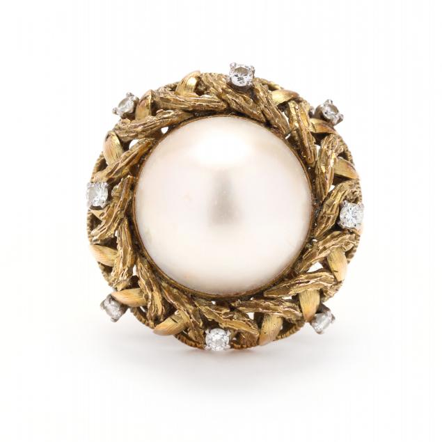 gold-mabe-pearl-and-diamond-ring