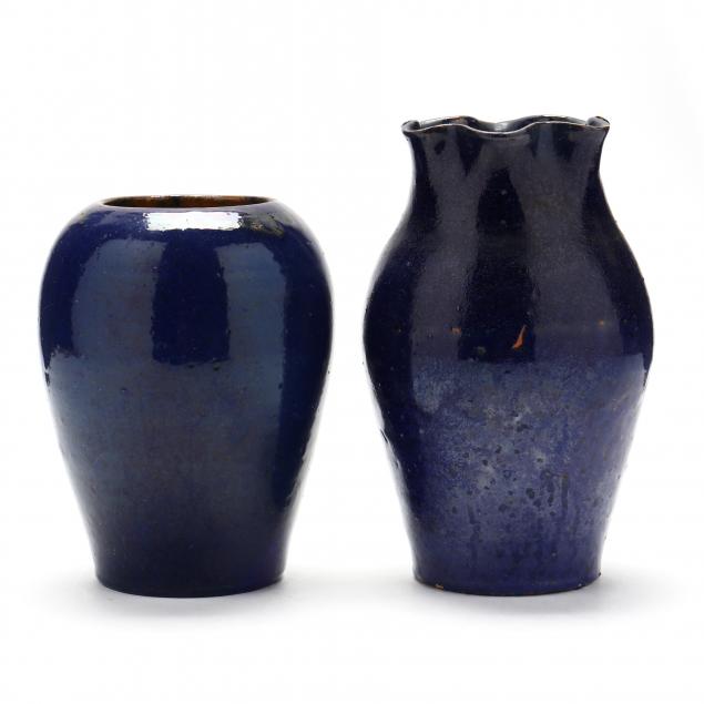 two-vases-attributed-j-b-cole-pottery-montgomery-county-nc