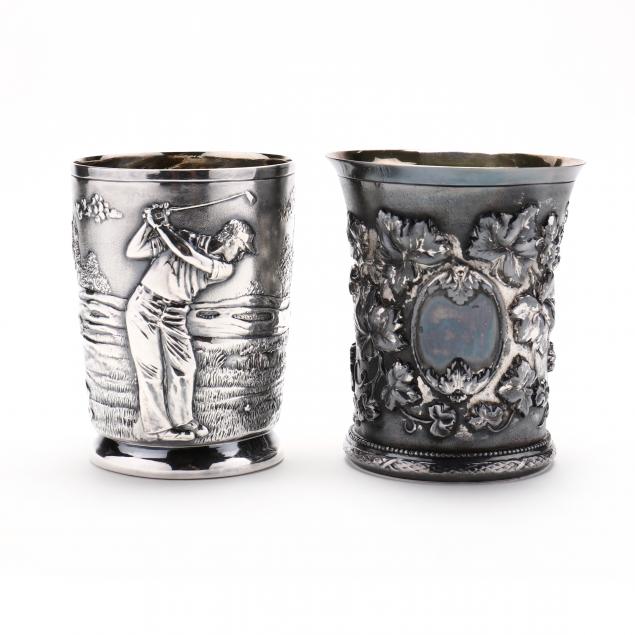 two-repousse-sterling-silver-cups-galmer-of-new-york