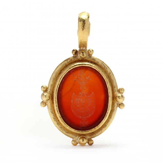 gold-and-carnelian-intaglio-pendant-enhancer-elizabeth-locke