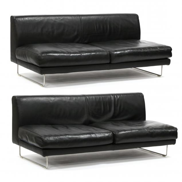 jasper-morrison-england-b-1959-pair-of-i-elan-i-leather-armless-sofas