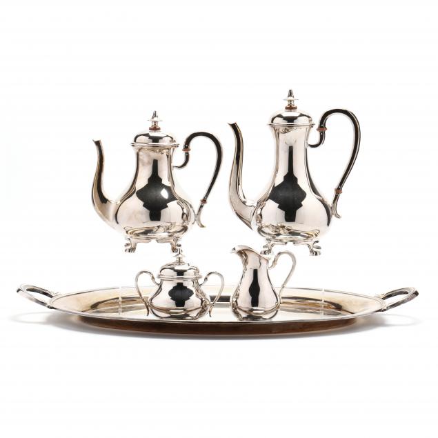 sterling-silver-four-piece-tea-and-coffee-service-with-tray