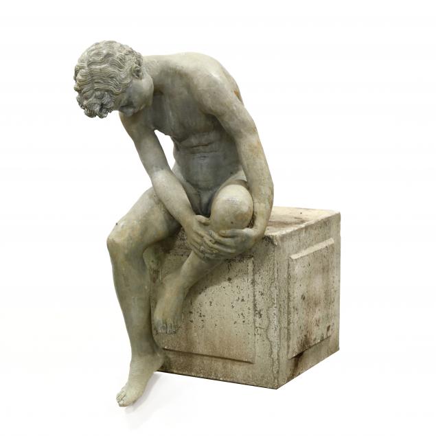 a-life-size-garden-sculpture-of-a-seated-figure