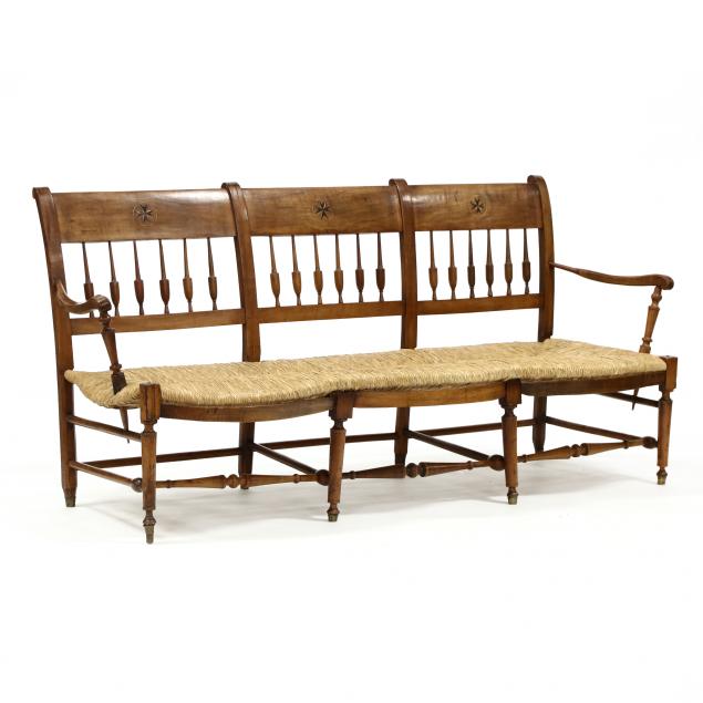 french-inlaid-cherry-triple-back-settee