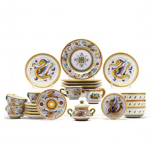 26-pieces-of-deruta-tableware