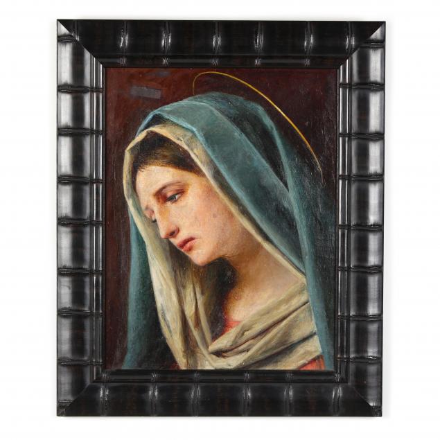 an-antique-painting-of-the-virgin-mary