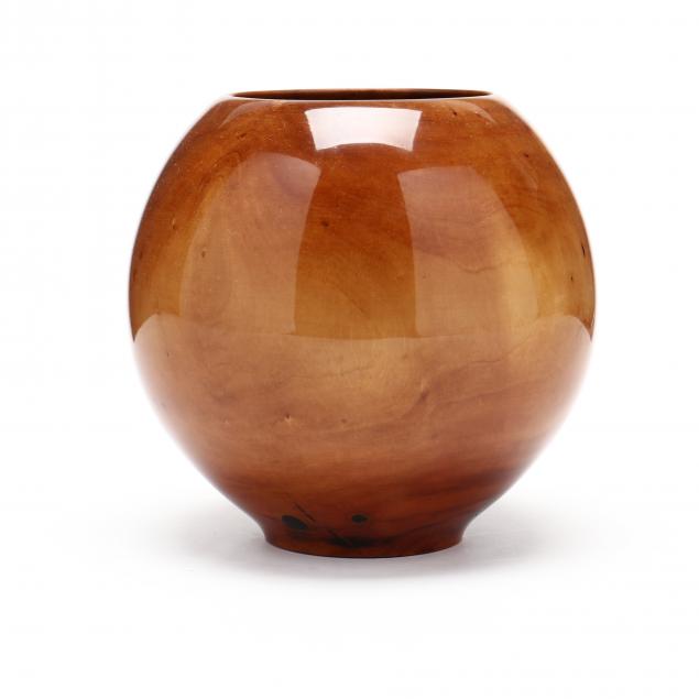 philip-moulthrop-american-b-1947-turned-plum-wood-bowl
