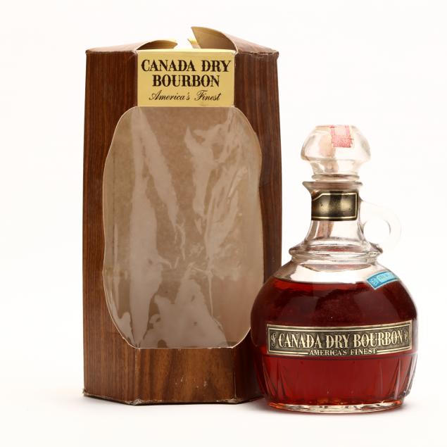 canada-dry-bourbon-in-glass-decanter