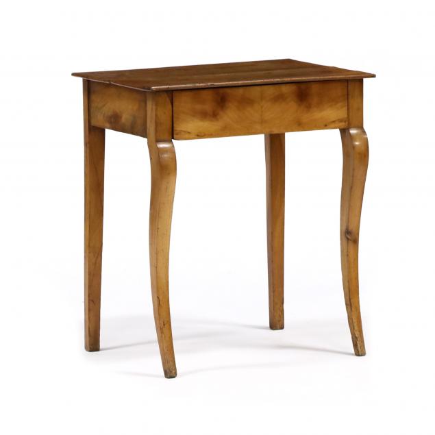 french-provincial-cherry-one-drawer-table