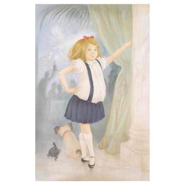 large-framed-print-of-eloise-signed-by-hilary-knight