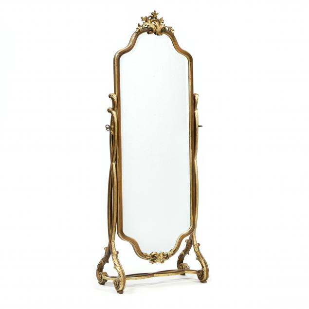 italianate-carved-and-parcel-gilt-cheval-mirror