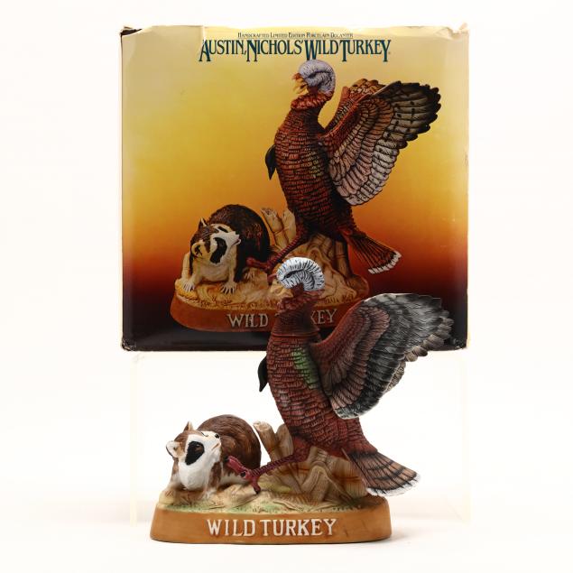 wild-turkey-bourbon-whiskey-in-porcelain-decanter