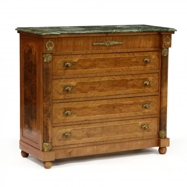 french-empire-style-marble-top-inlaid-commode