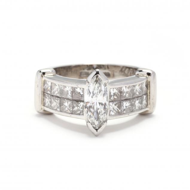 platinum-and-diamond-ring-signed