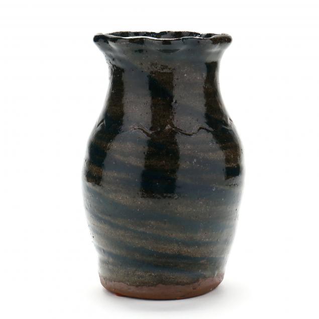 swirl-clay-vase-burlon-craig-vale-nc-1914-2002
