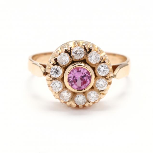 gold-pink-sapphire-and-diamond-ring