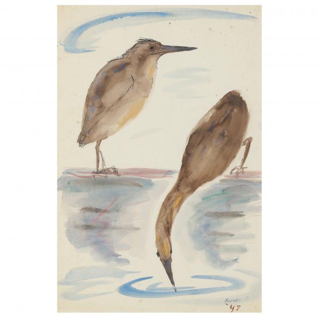 glen-rounds-american-1906-2002-two-birds