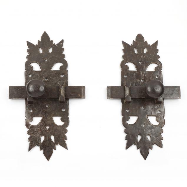 a-pair-of-antique-gothic-iron-door-bolts