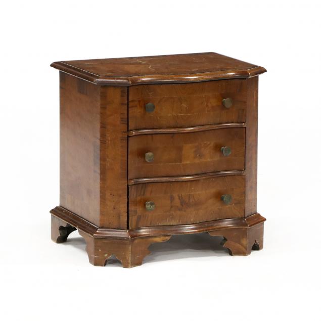 italian-miniature-walnut-chest-of-drawers