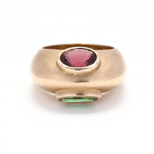 gold-and-gem-set-sculptural-ring