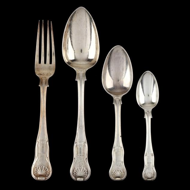 a-grouping-of-19th-century-english-silver-flatware