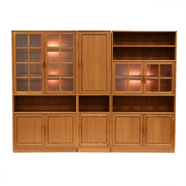dyrlund-three-tall-teak-cabinets