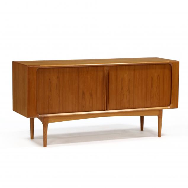 bernhard-pedersen-son-teak-tambour-door-sideboard