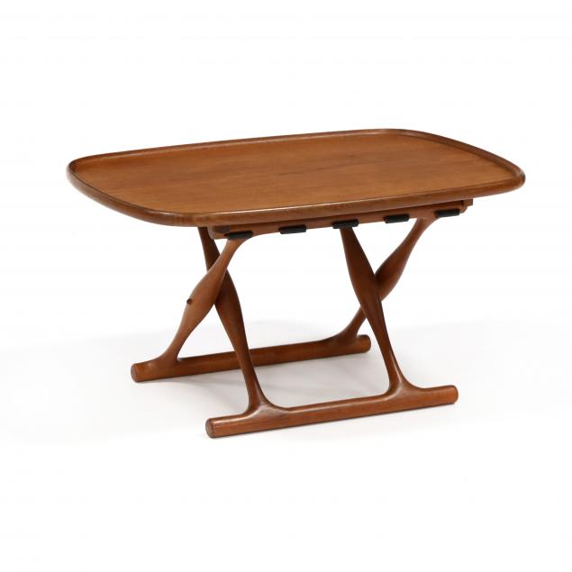 poul-hundevad-denmark-1917-2011-i-gold-hill-i-folding-stool-with-tray-top