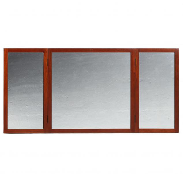 attributed-to-kai-kristiansen-rosewood-tri-fold-mirror