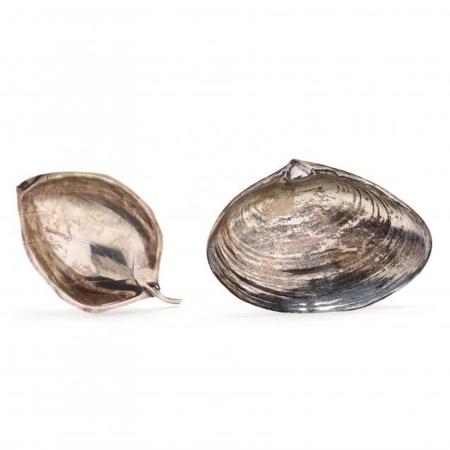 american-sterling-silver-leaf-and-shell-form-dish