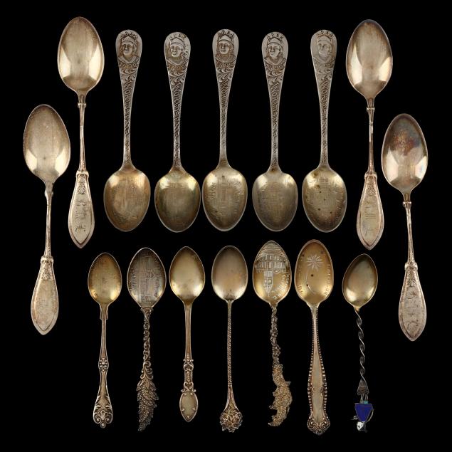 group-of-sterling-silver-souvenir-demitasse-spoons
