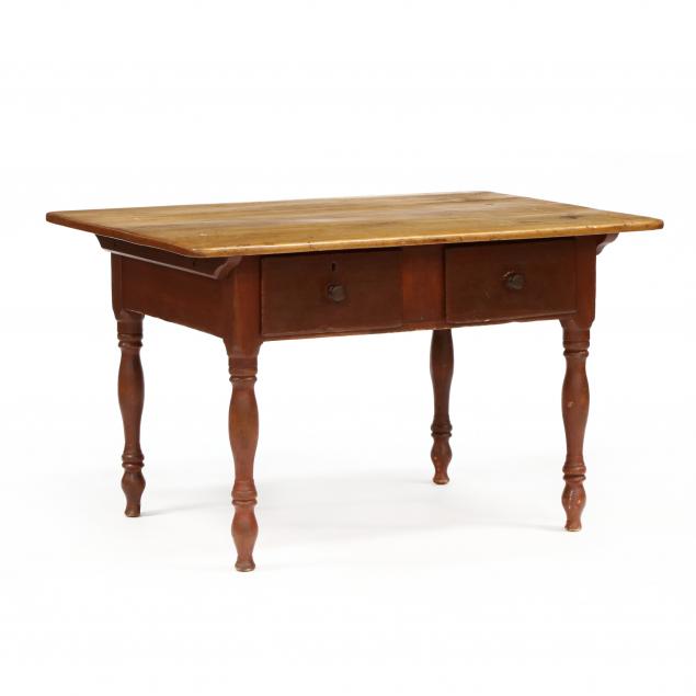 new-england-scrubbed-top-painted-breakfast-table