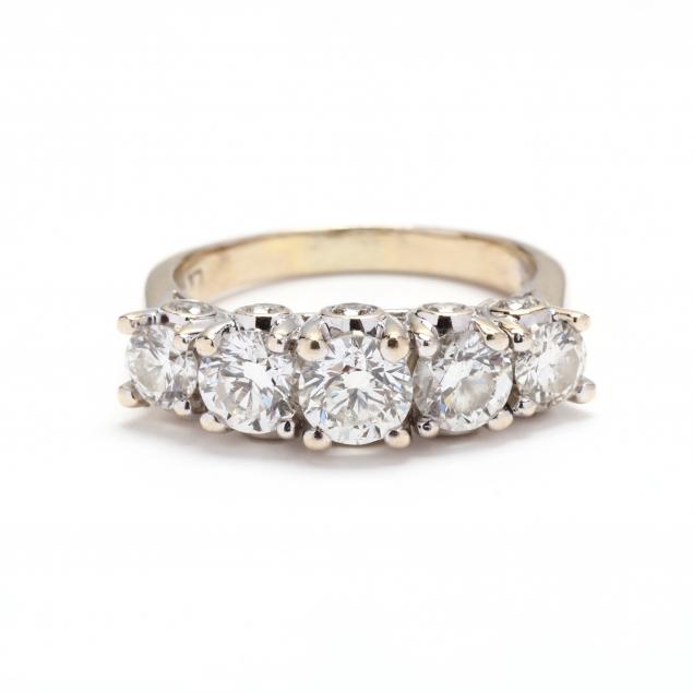 white-gold-and-multi-stone-diamond-ring
