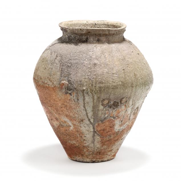 shiro-tsujimura-japanese-b-1947-monumental-japanese-i-tsubo-i-storage-jar