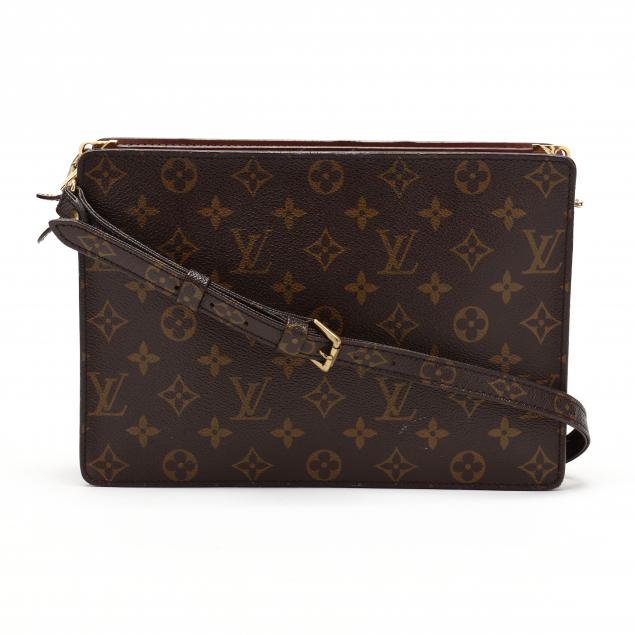 Sold at Auction: Louis Vuitton, LOUIS VUITTON MONOGRAM LEATHER BAG