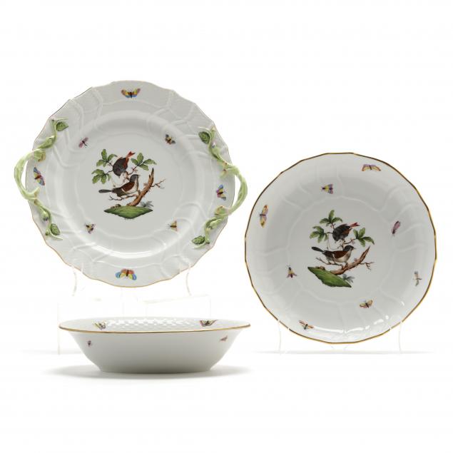 three-herend-porcelain-serving-pieces-i-rothschild-bird-i